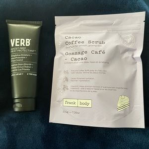 Verb Heat Protectant & Cacao Coffee Scrub